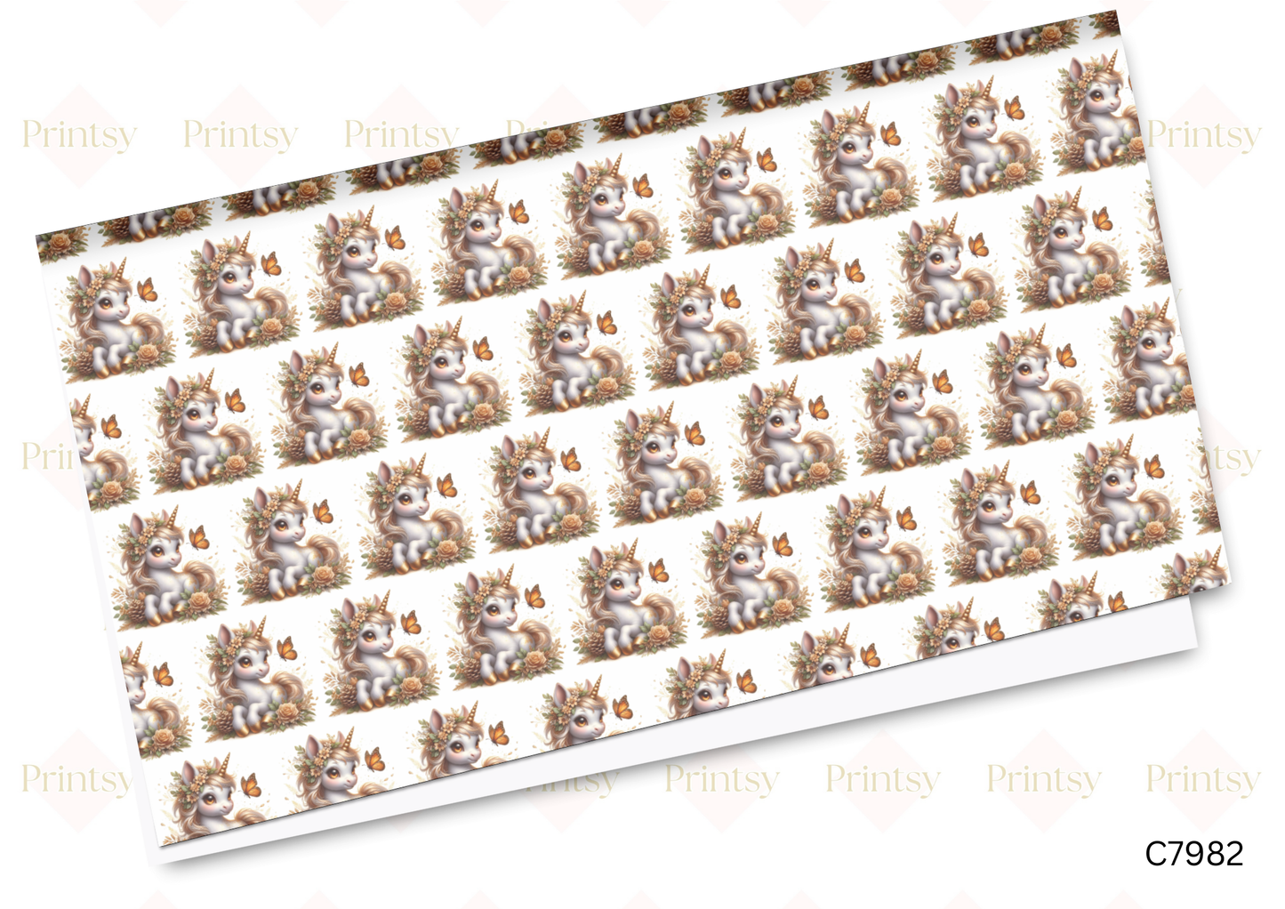 Autumn Unicorn Canvas