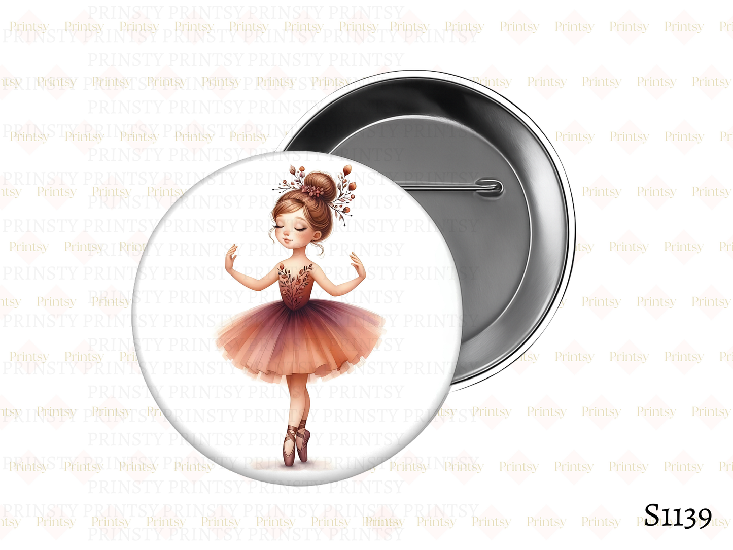 Autumn Ballerina BowBitz/Badges