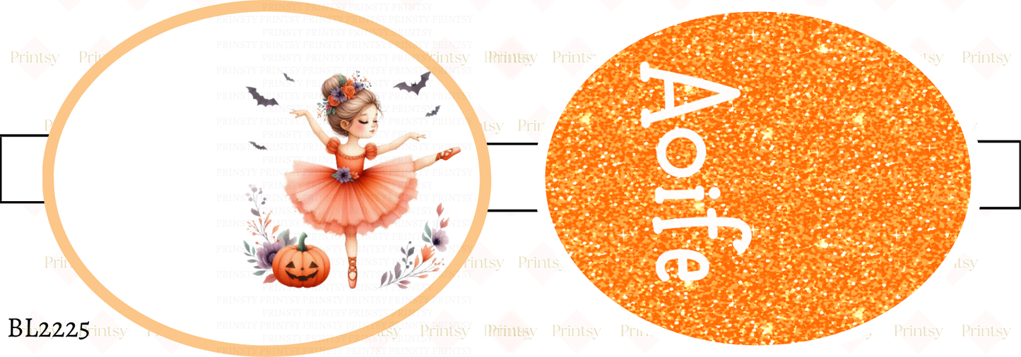 Cute Halloween Ballerina Bow Loop