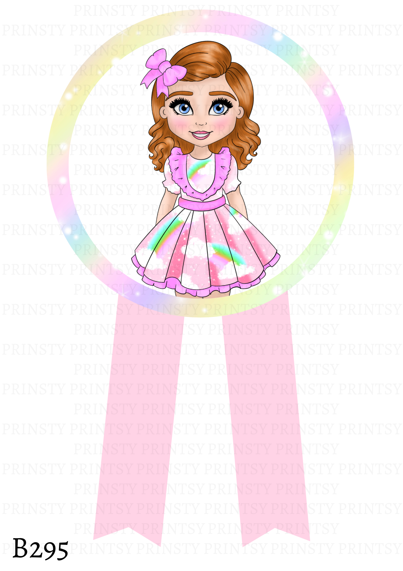 Rainbow Dolly Badge