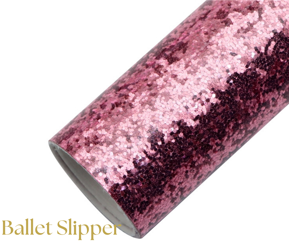 Ballet Slipper Smooth Chunky Glitter Sheet