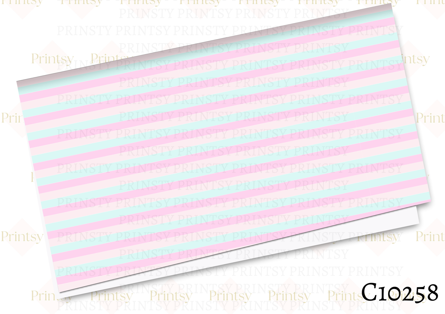 Pastel Stripe Canvas