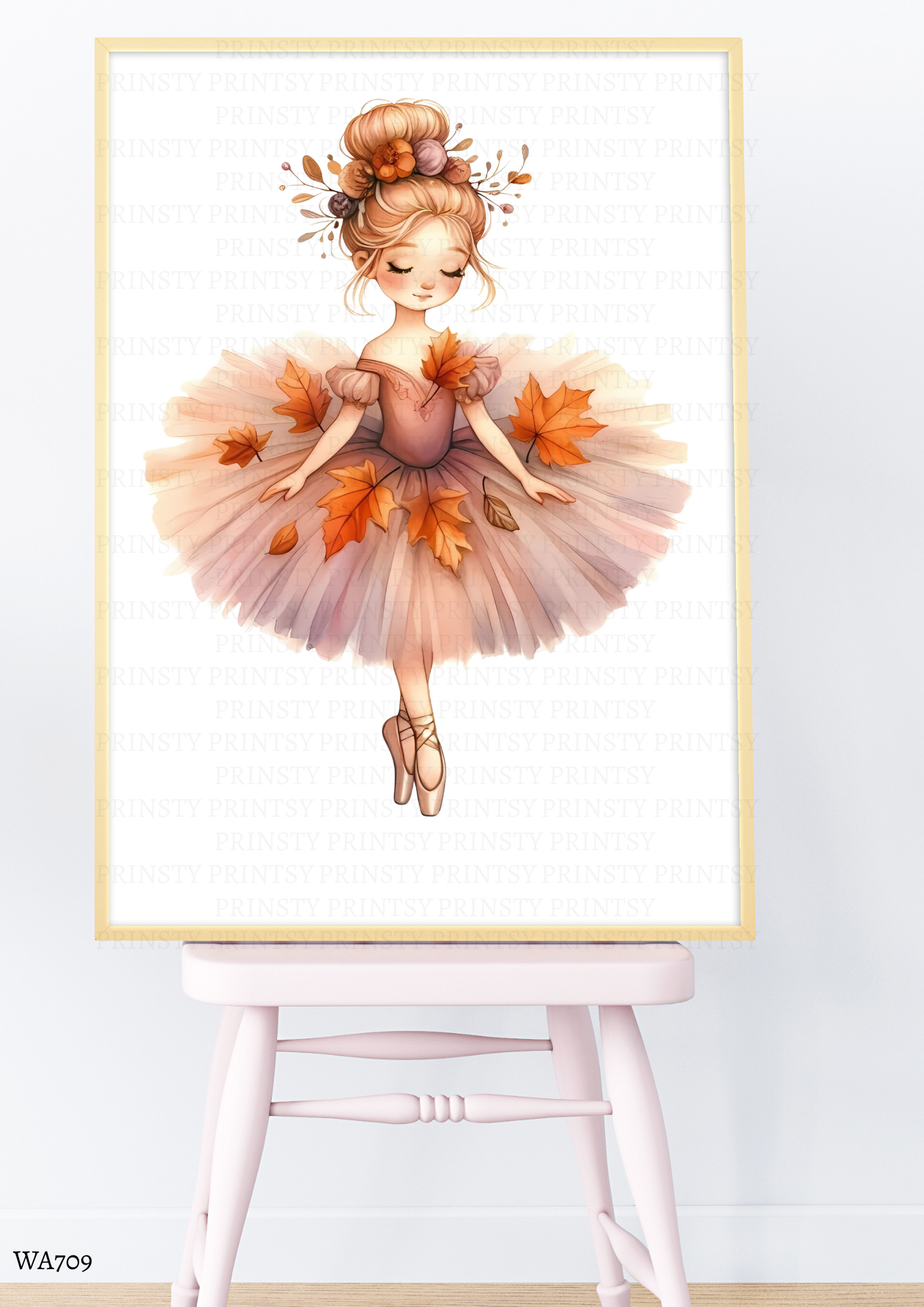 Autumn Ballerina Wall Art