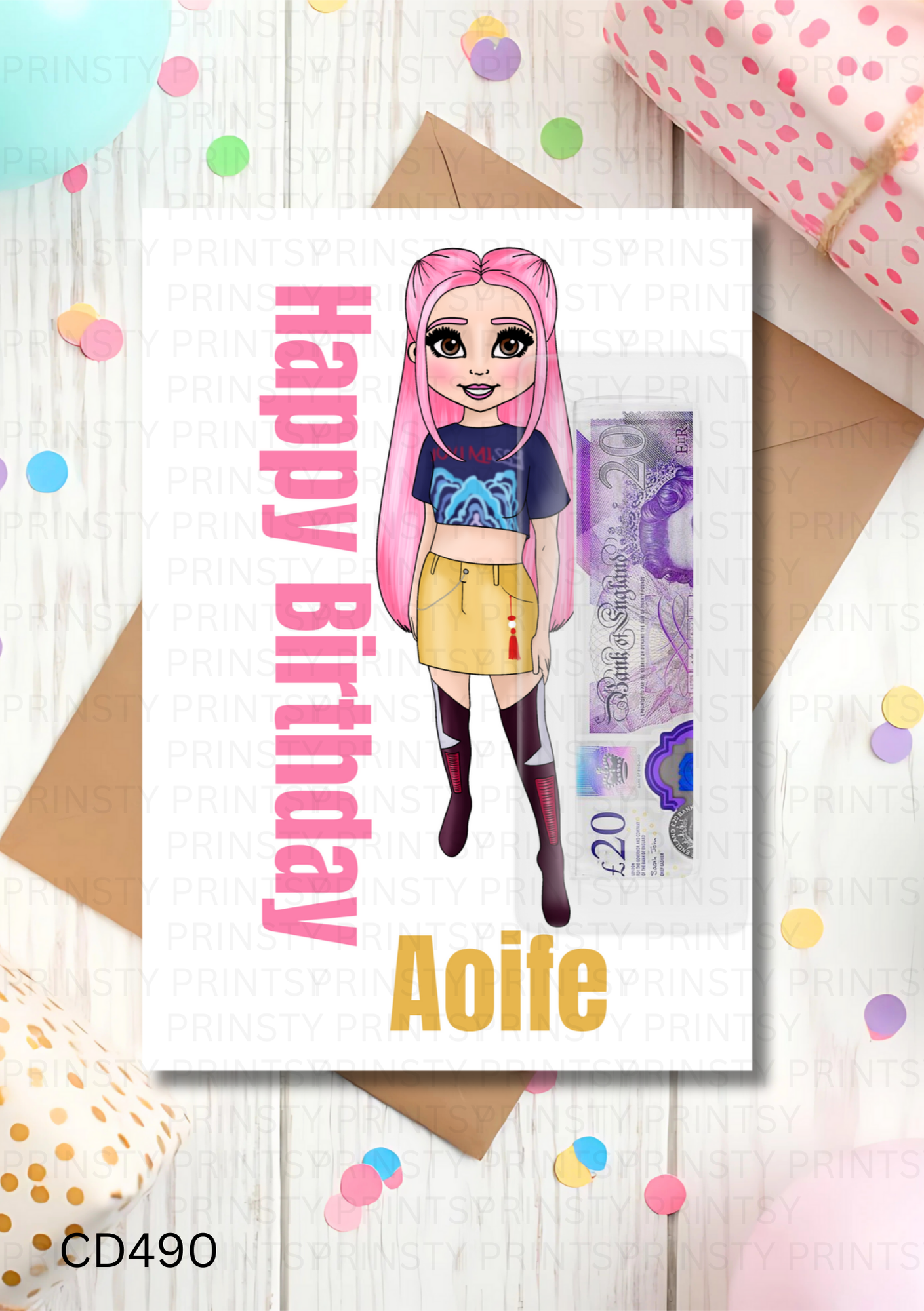Mira Dolly Money Card