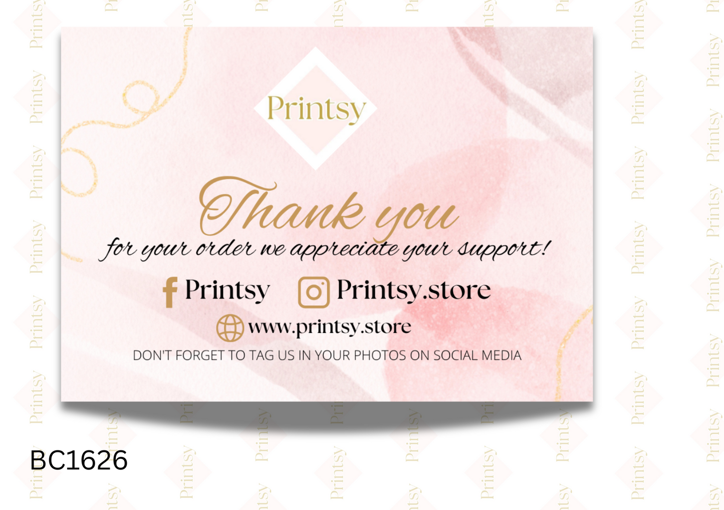 Thank You Card
