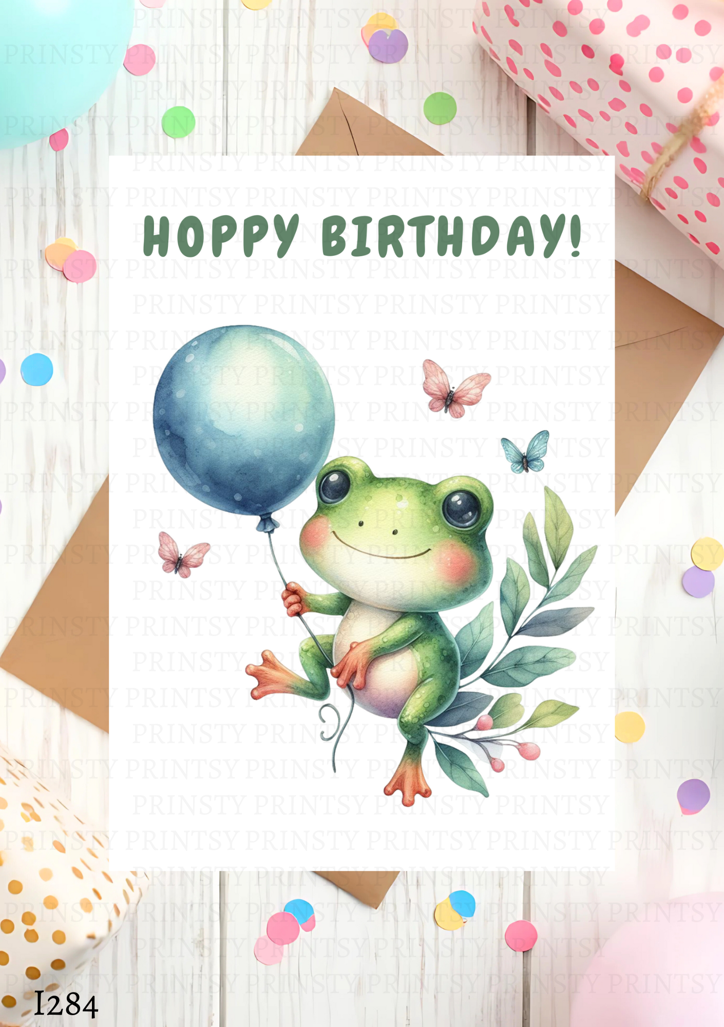 Frog Celebration Card