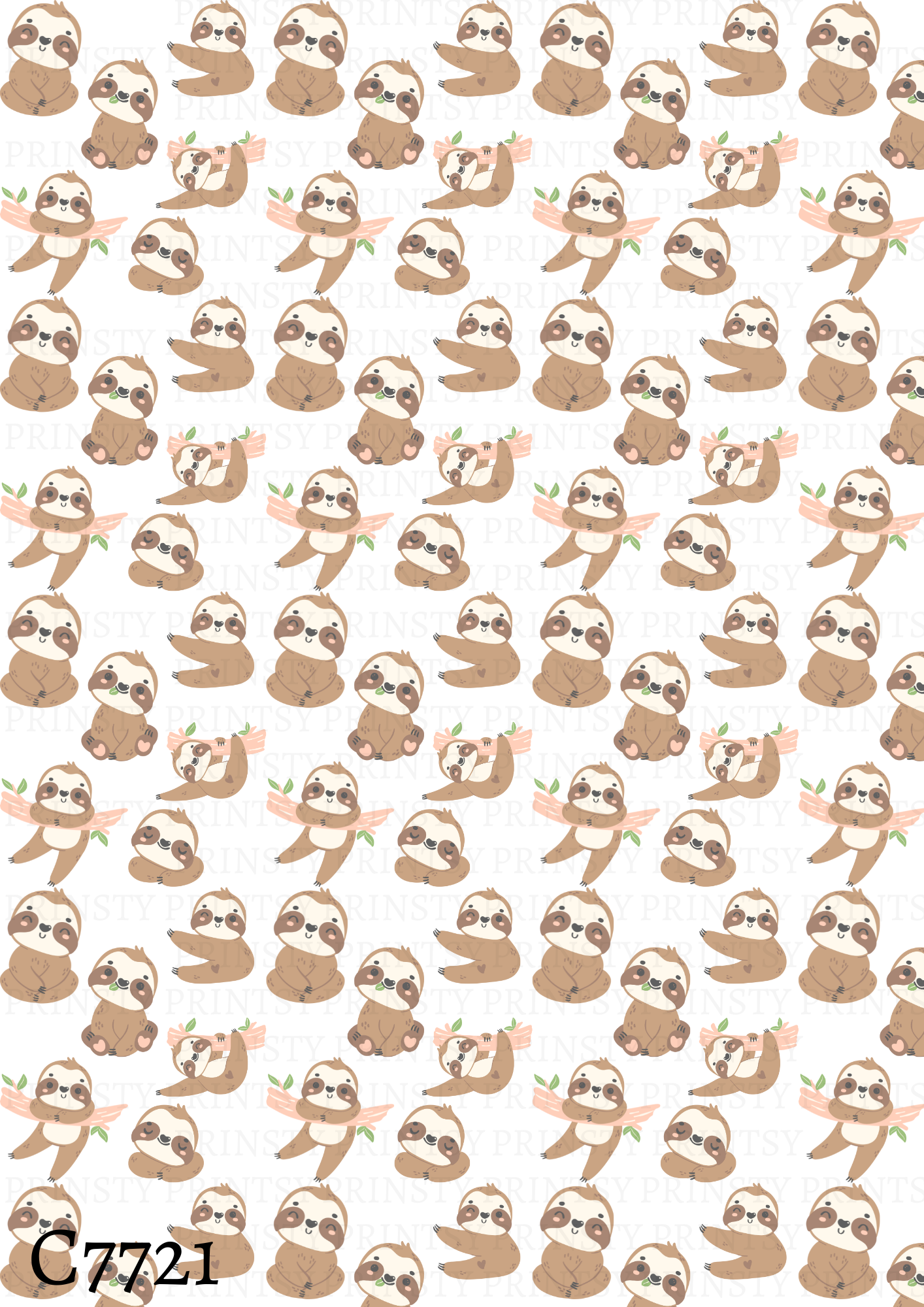 Sloth Canvas