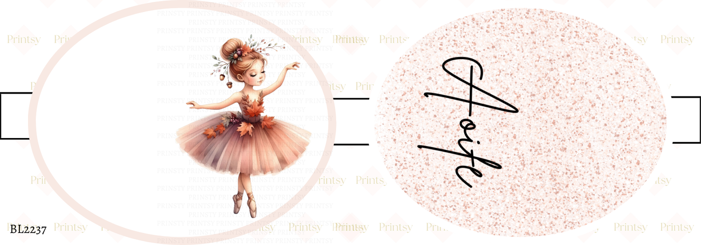 Autumn Ballerina Bow Loop