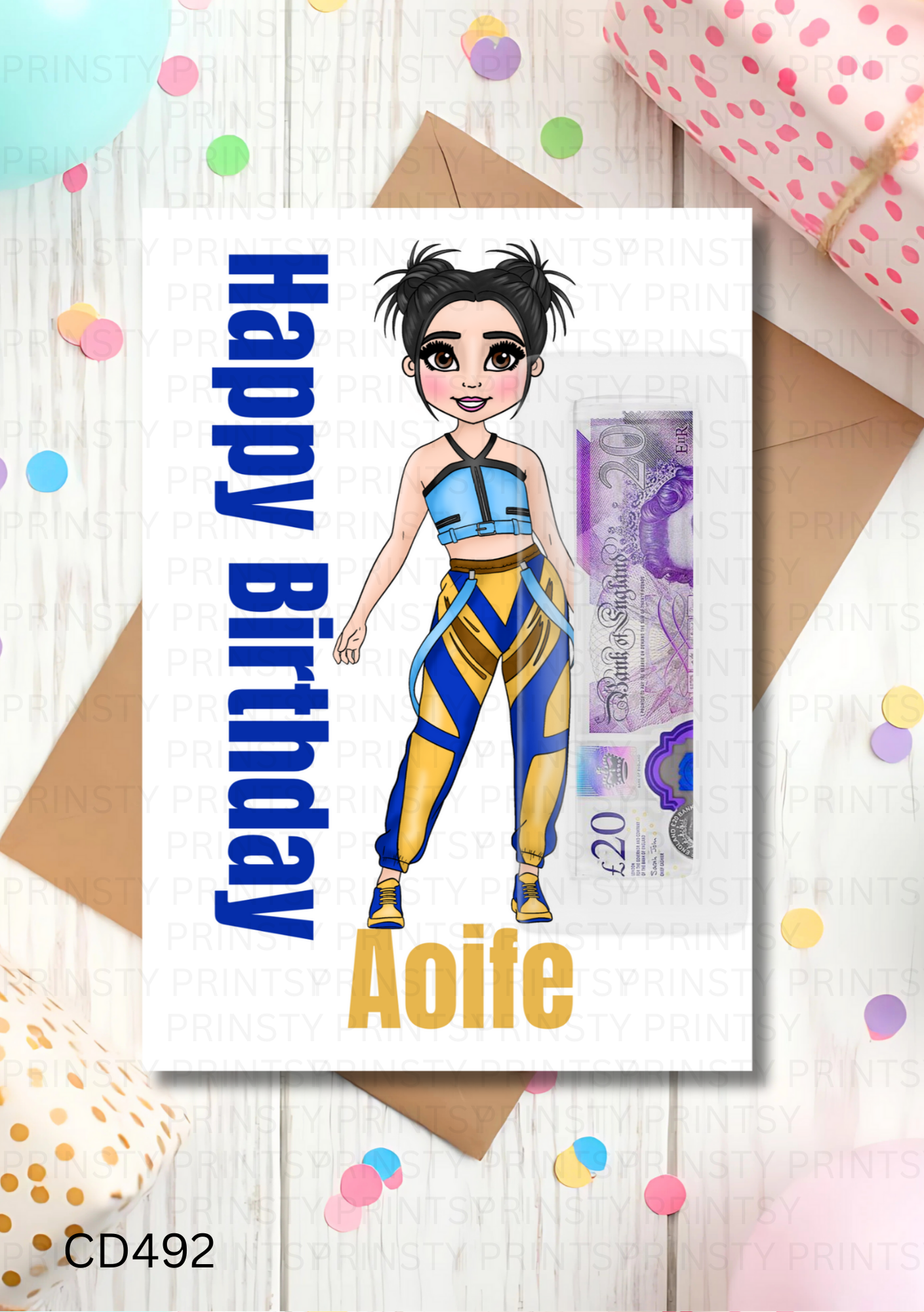Zoey Dolly Money Card