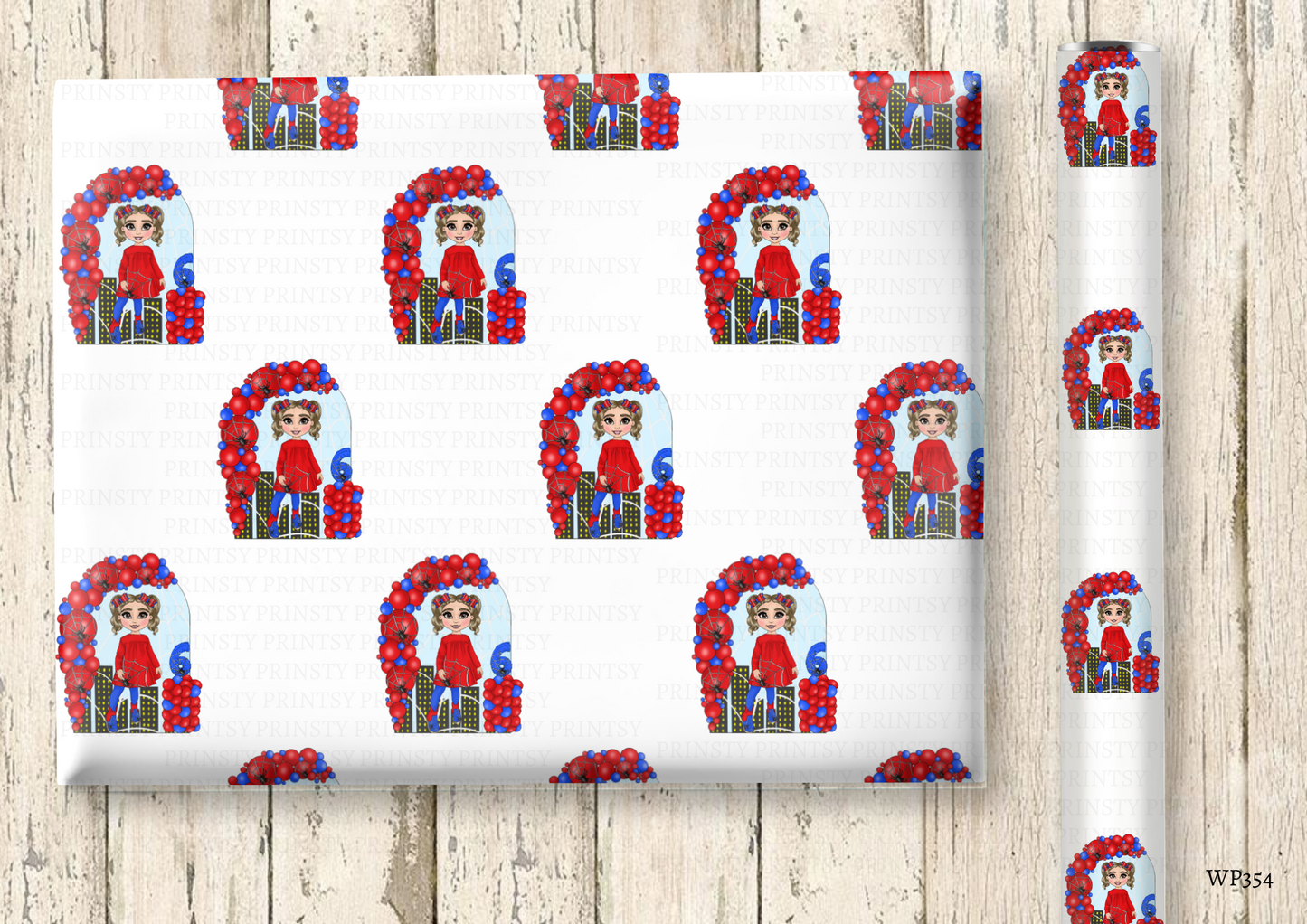 Web Dolly Wrapping Paper