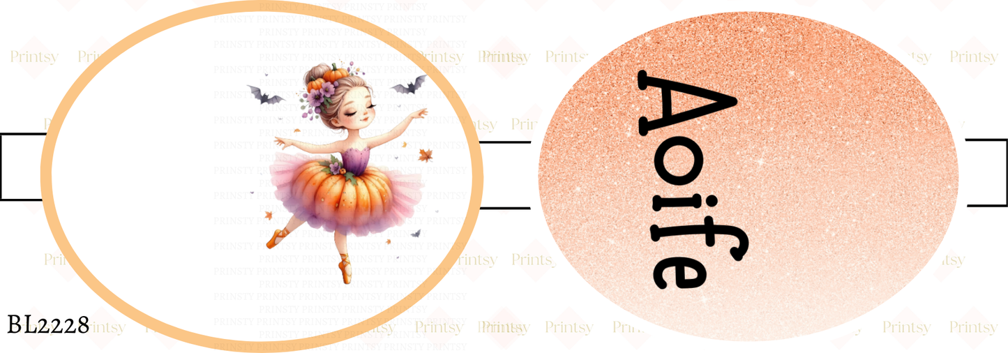 Cute Halloween Ballerina Bow Loop