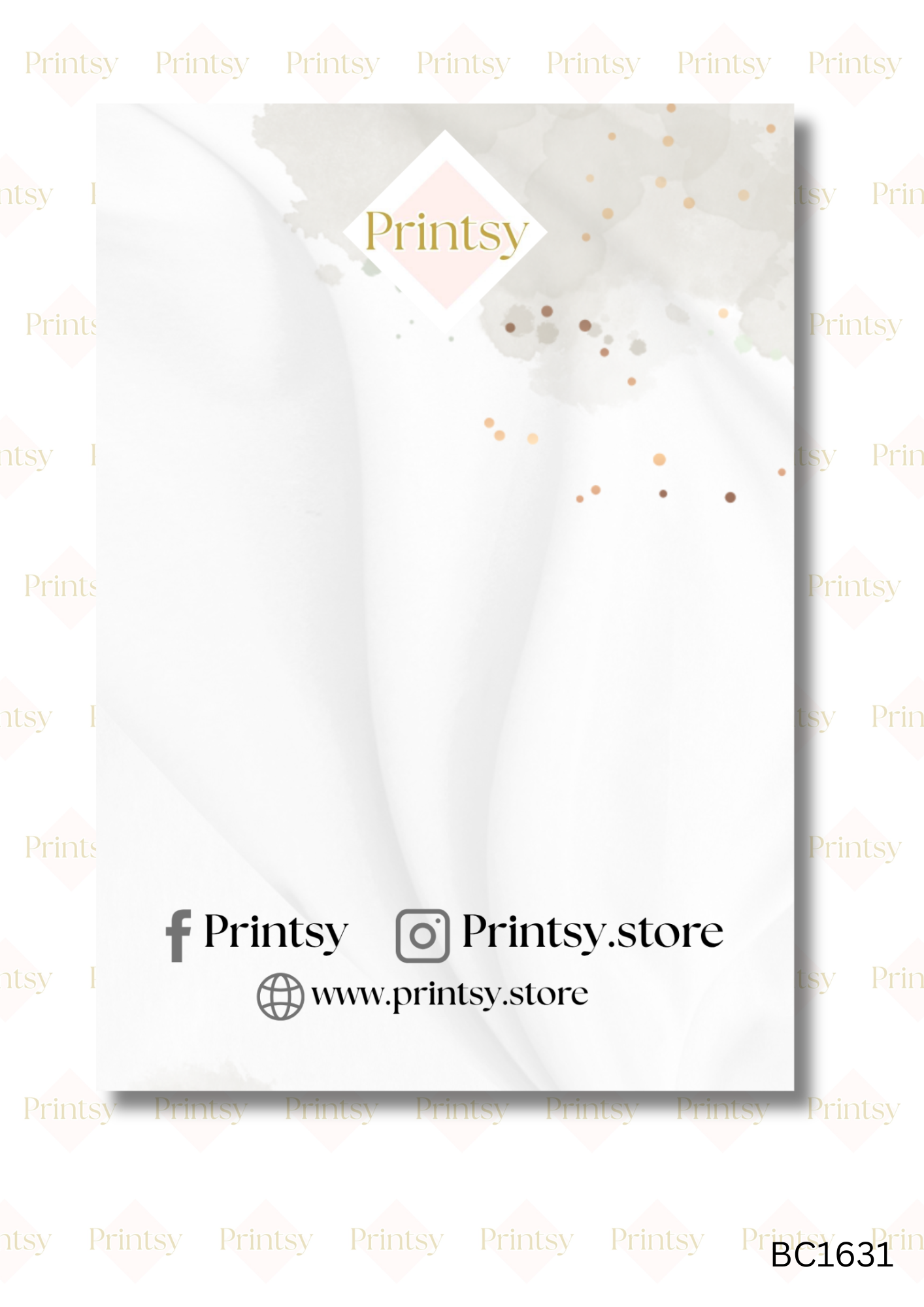 Personalised Bow Card