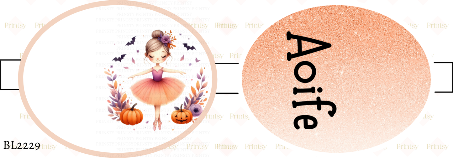 Cute Halloween Ballerina Bow Loop