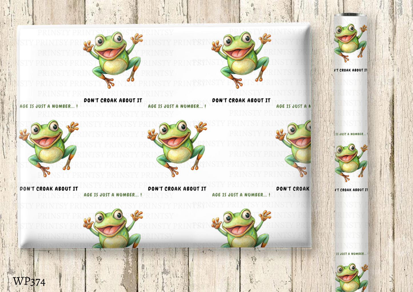 Frog Wrapping Paper