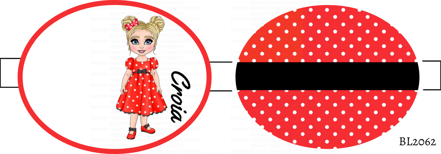 Spotty Dress Dolly Bow Loop