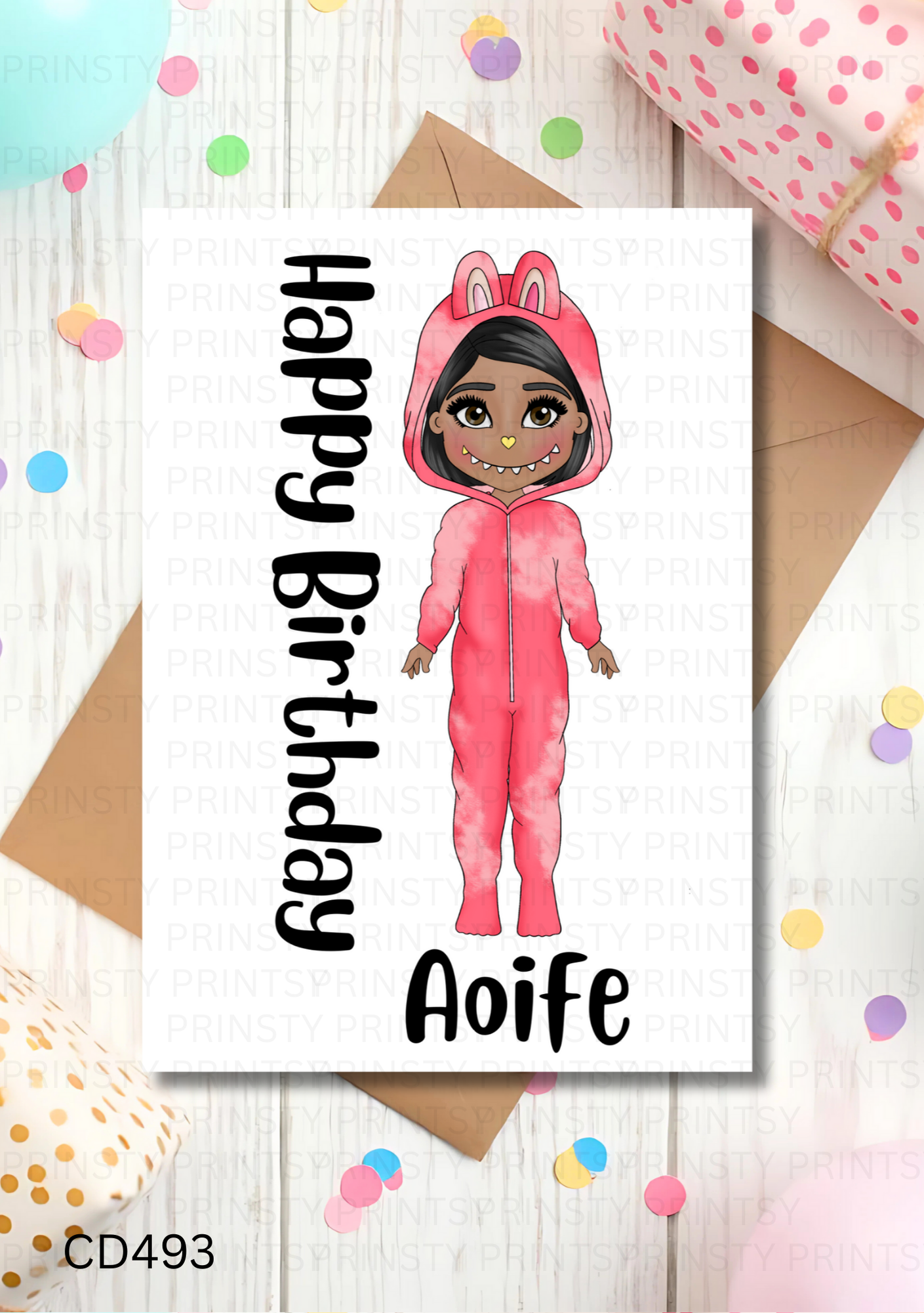 Mini Magic Monster Dolly Celebration Card