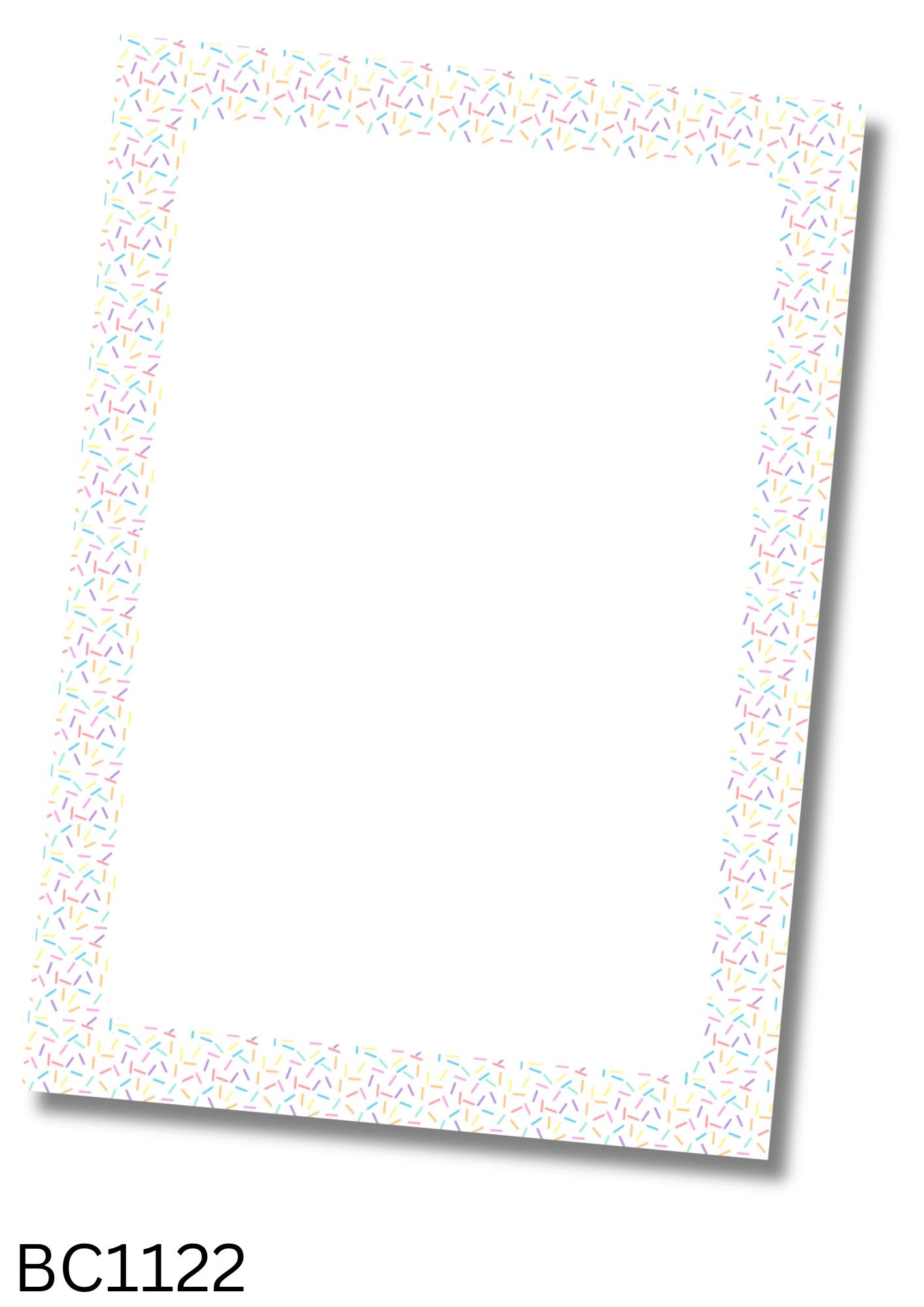 Ice Cream Sprinkles Bow Card