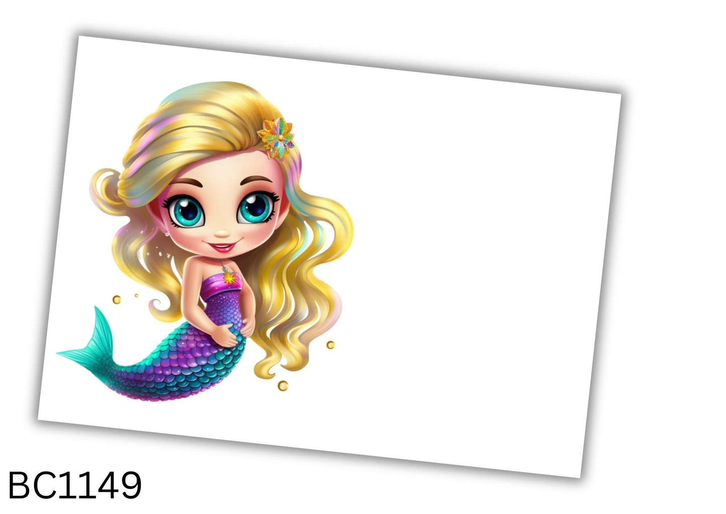Mermaid Bow Card