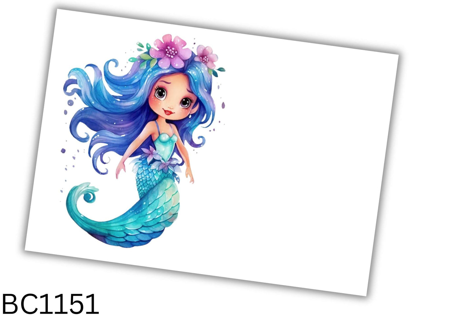 Mermaid Bow Card
