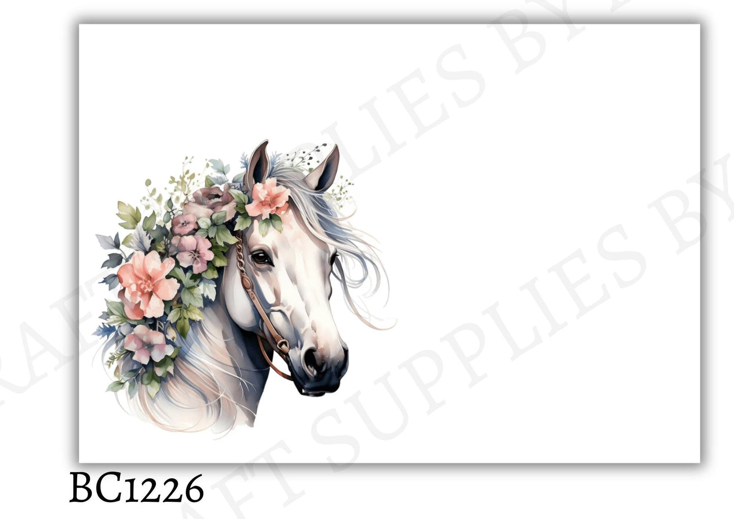 Horse Bow Card
