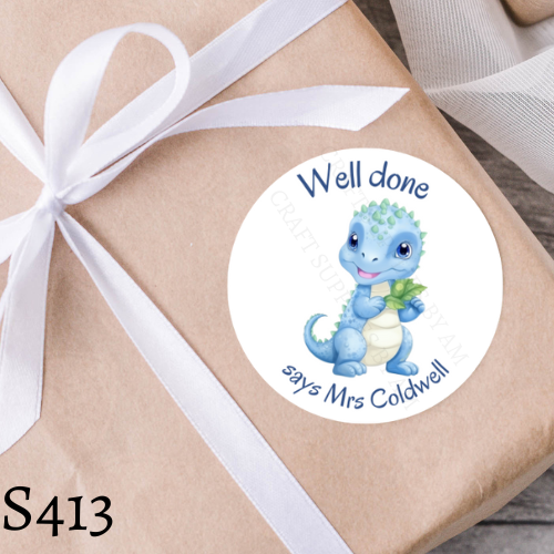 Dinosaur Teacher Sticker