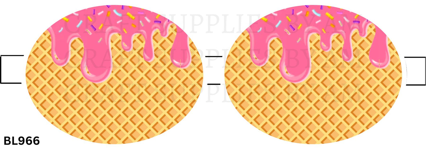 Icecream Precut Bow Loop