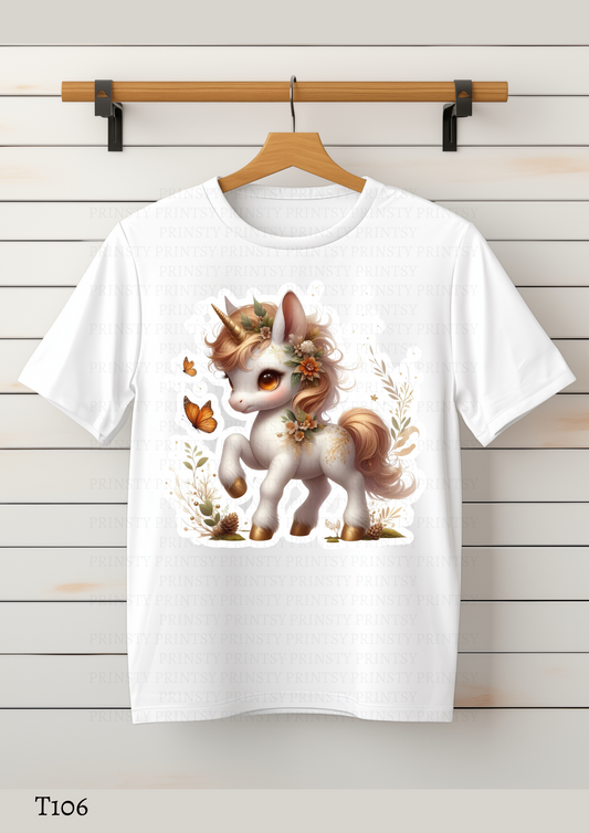 Autumn Unicorn Kids T-Shirt