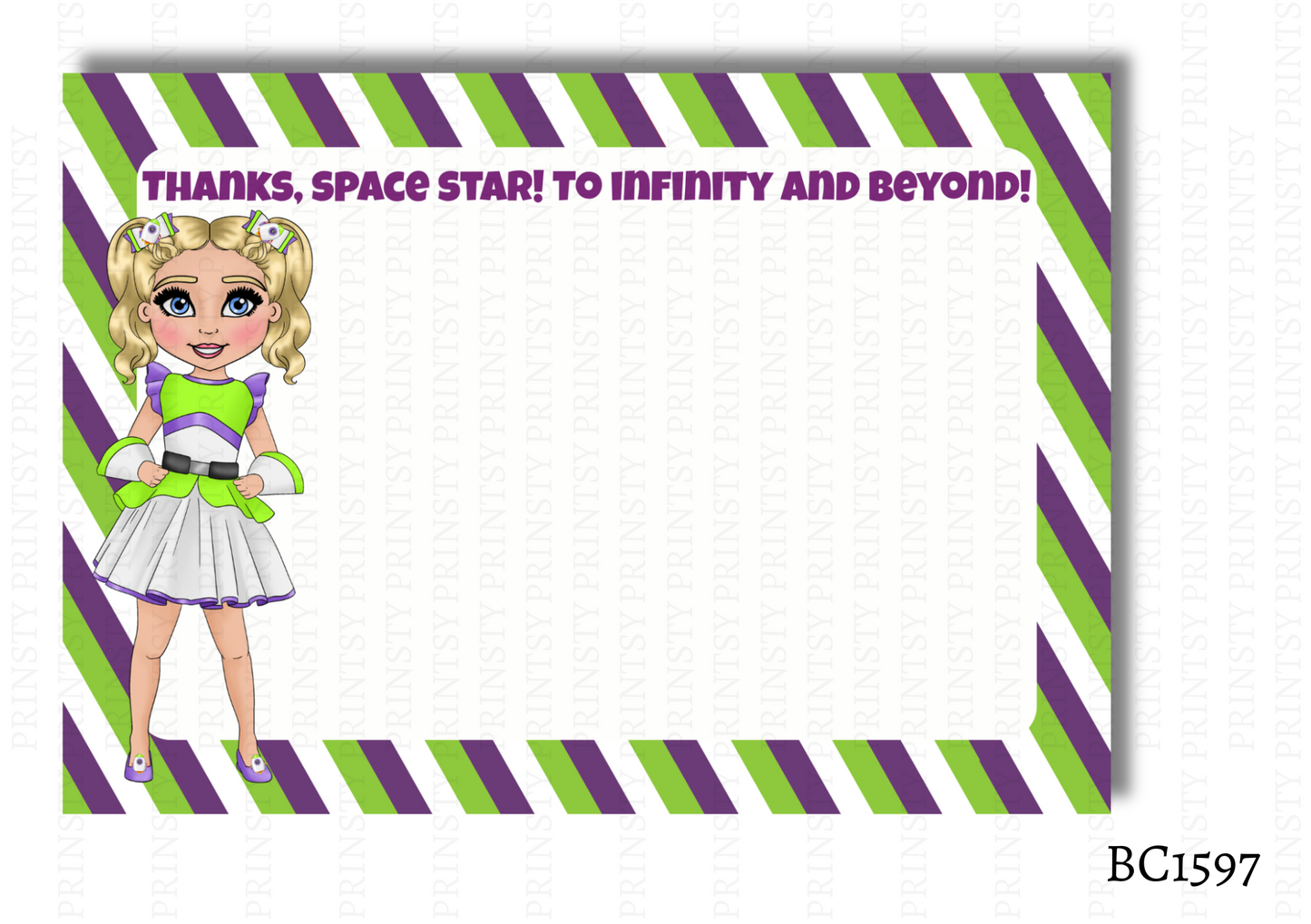 Toy Land Dolly Bow Card