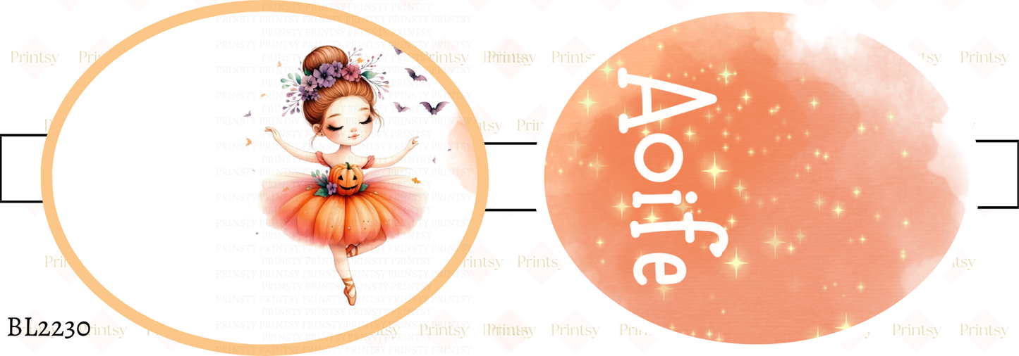 Cute Halloween Ballerina Bow Loop