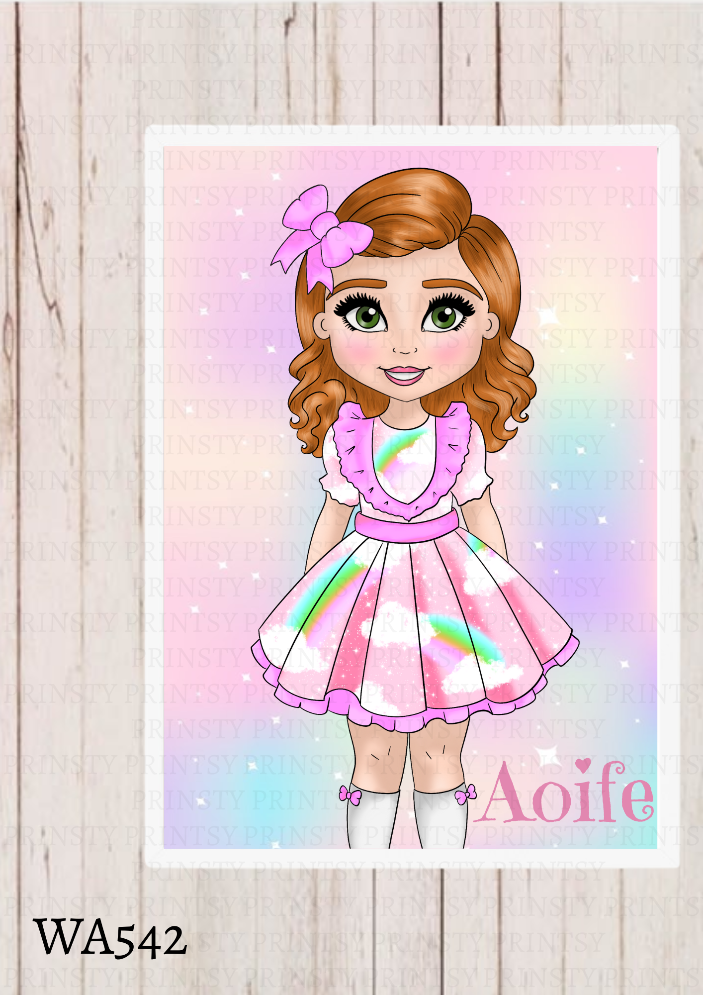 Rainbow Dolly Wall Art