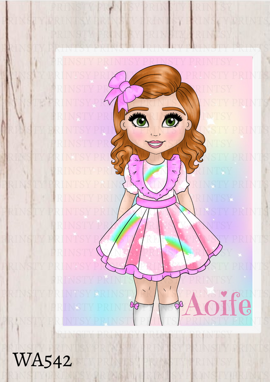 Rainbow Dolly Wall Art