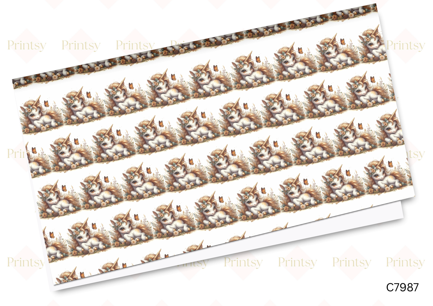 Autumn Unicorn Canvas