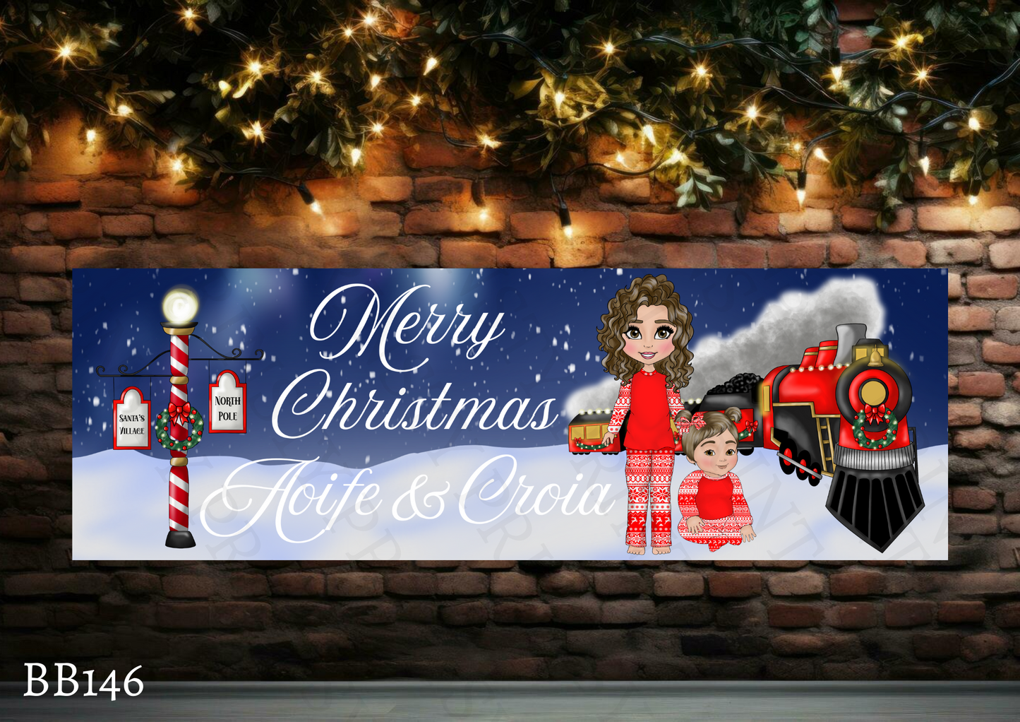 Family Christmas Banner