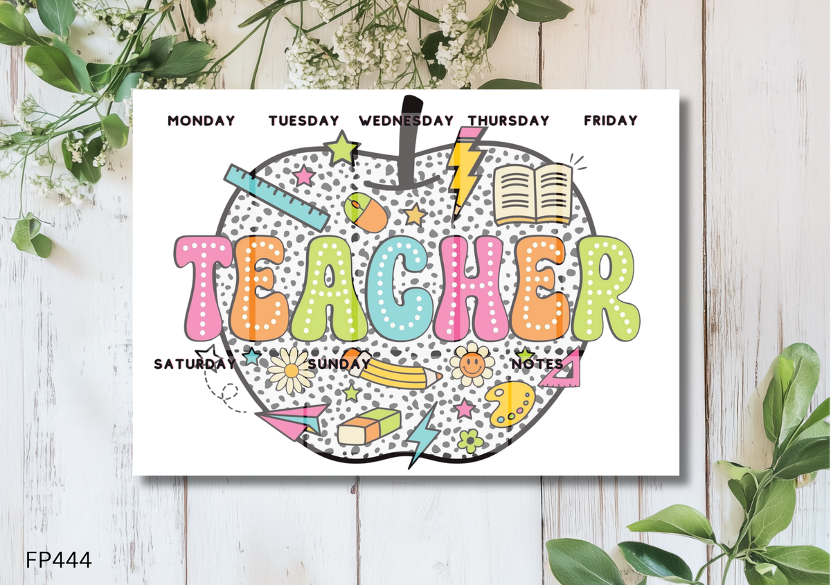 Teacher Weekly Planner