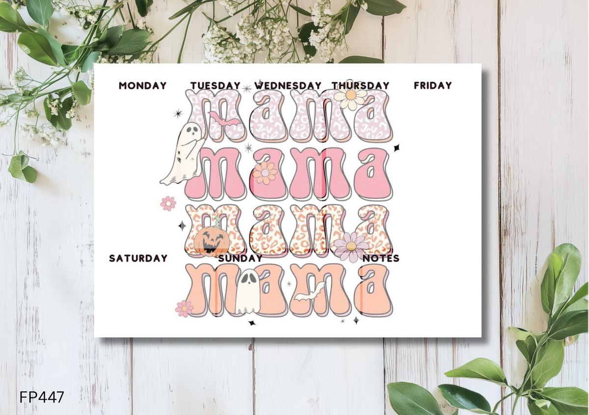 Mama Weekly Planner