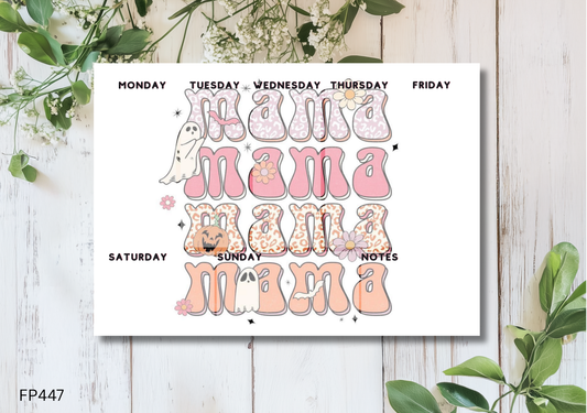 Mama Weekly Planner