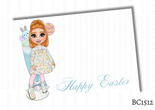 Easter Dolly Bow Card