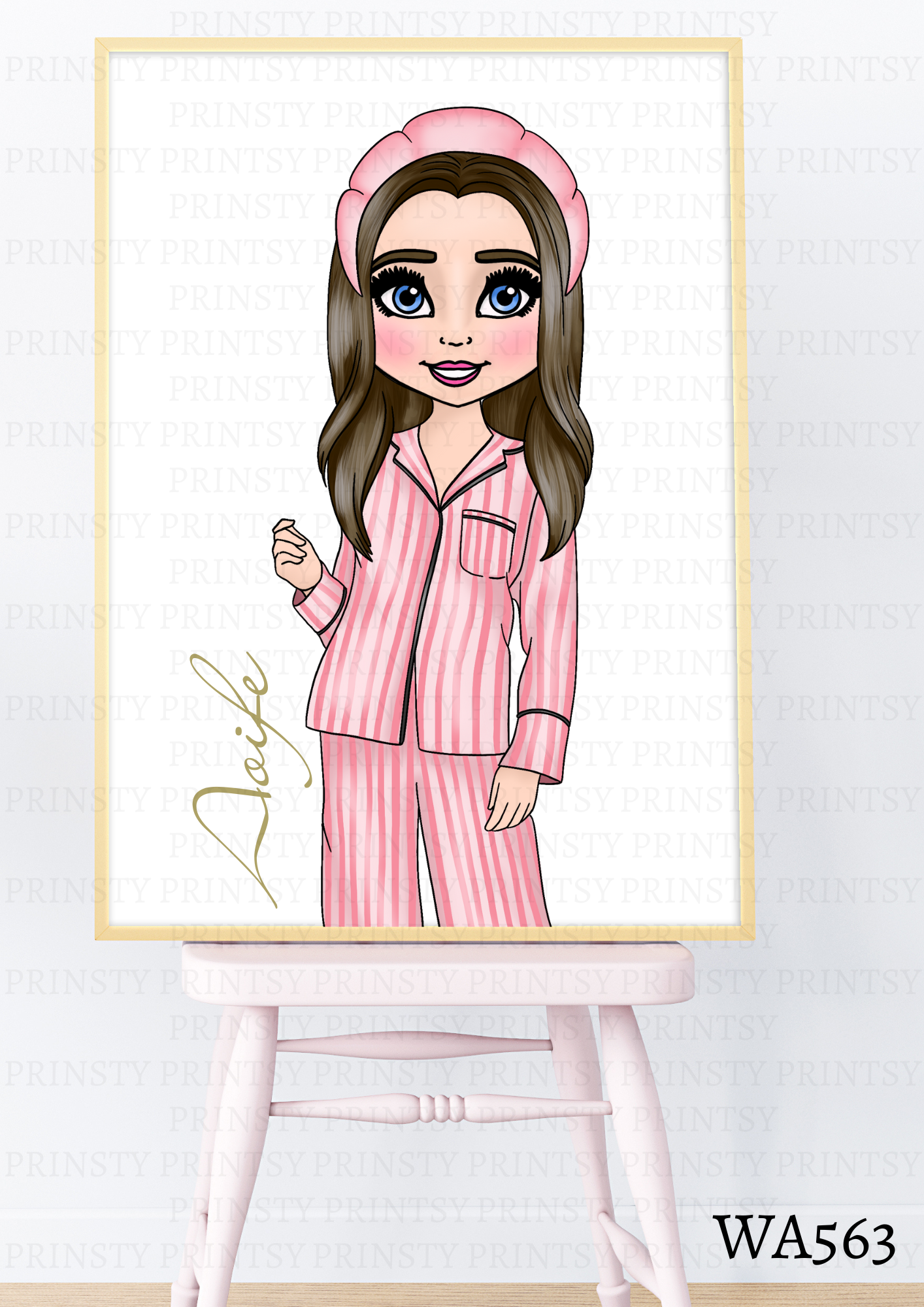 Make Up Dolly Wall Art