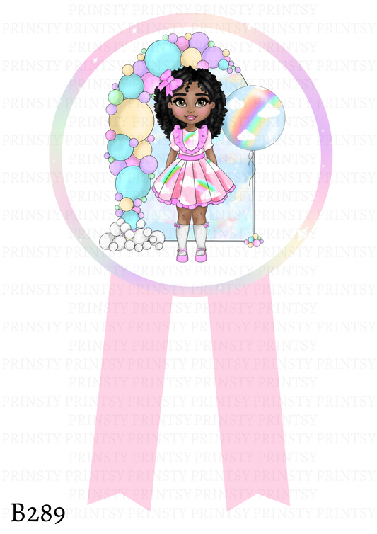 Rainbow Dolly Badge