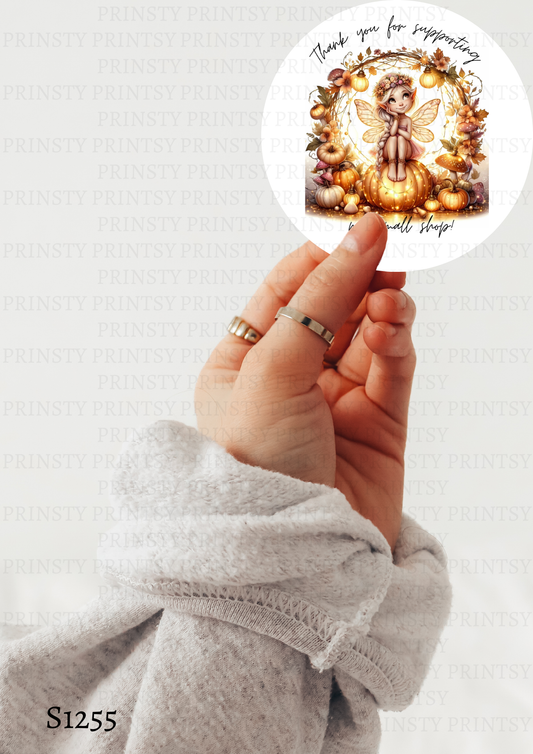 Cute Autumn Fairy Sticker Sheet