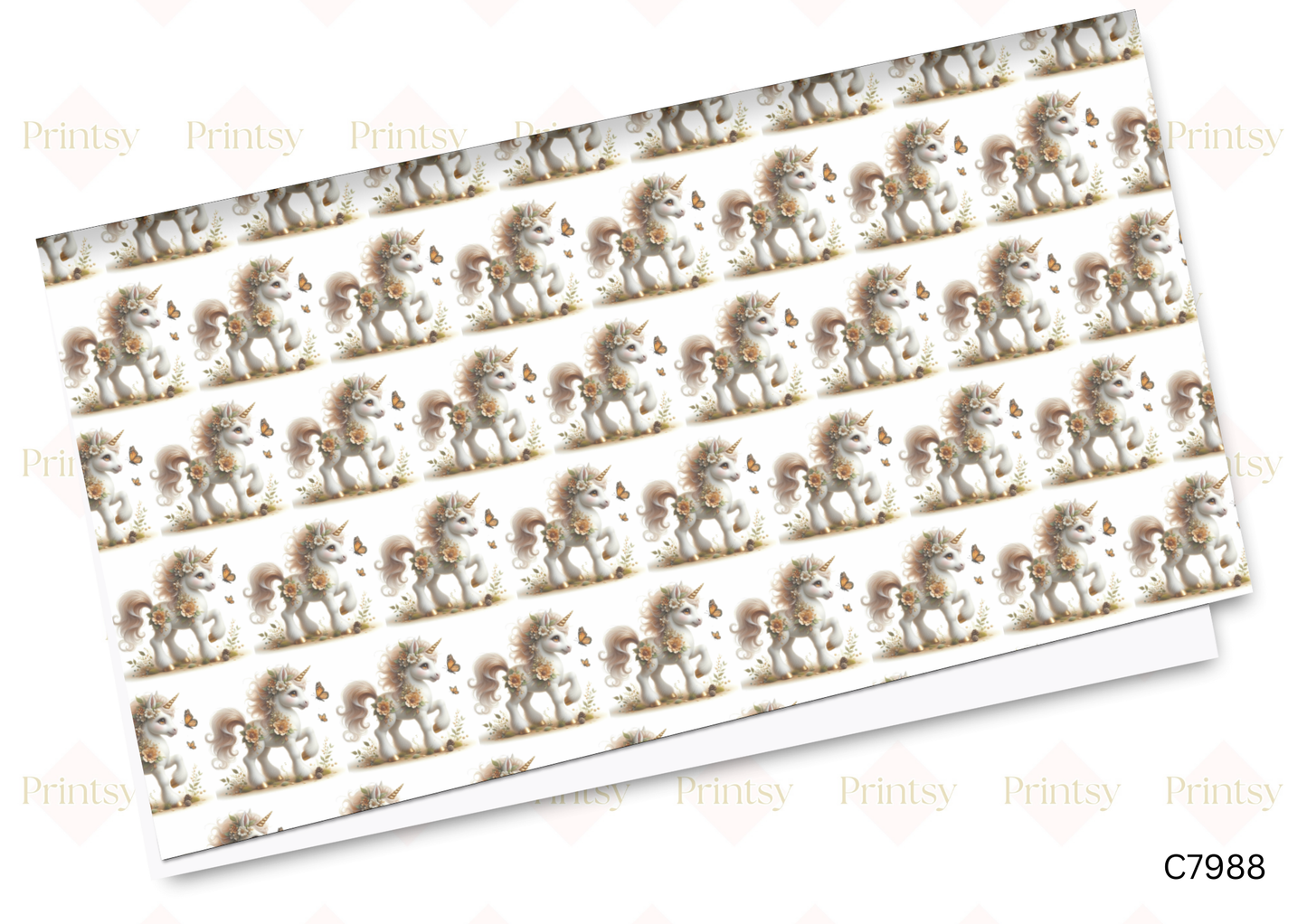 Autumn Unicorn Canvas