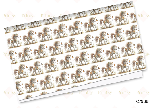 Autumn Unicorn Canvas