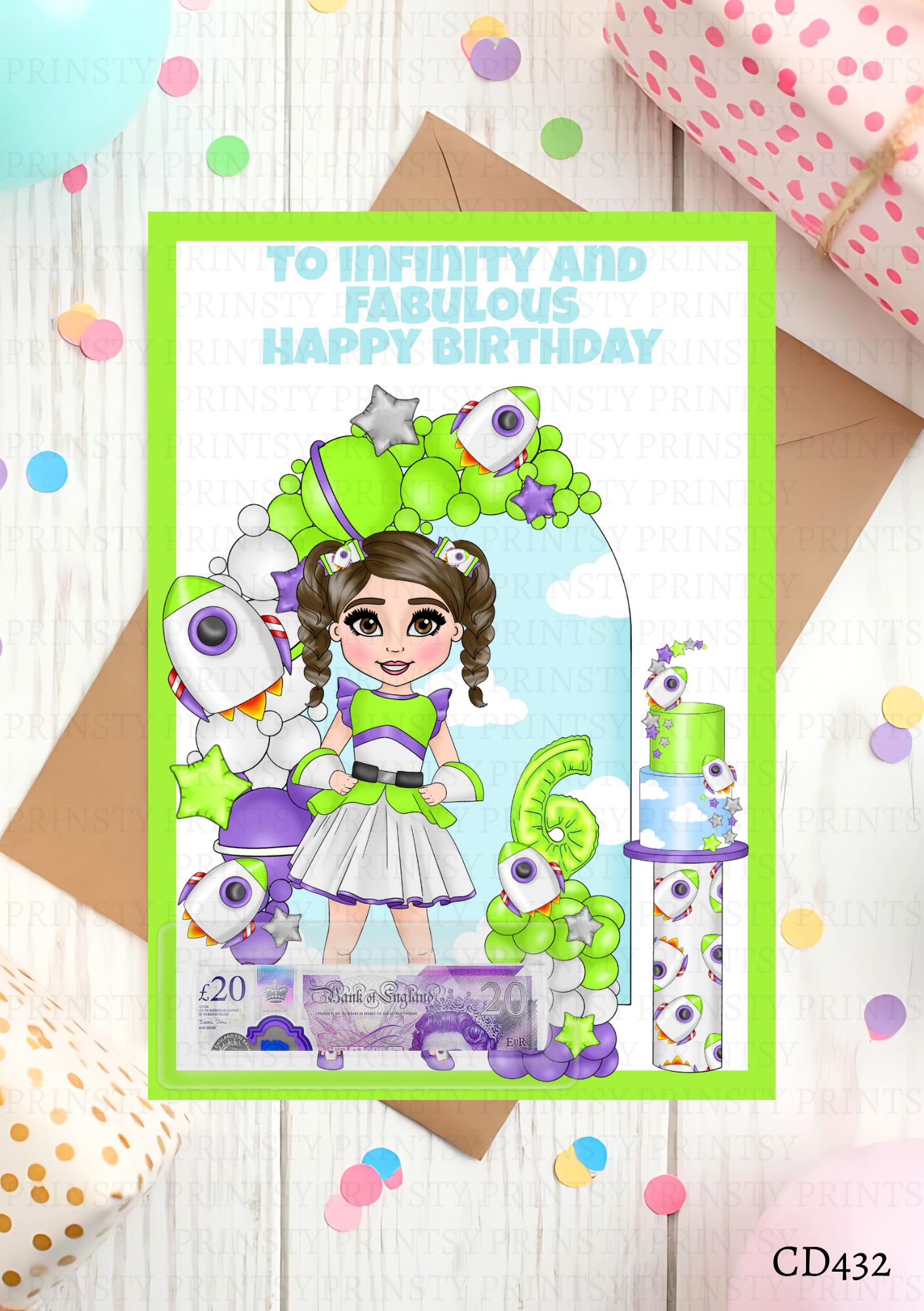 Toy Land Dolly Money Card