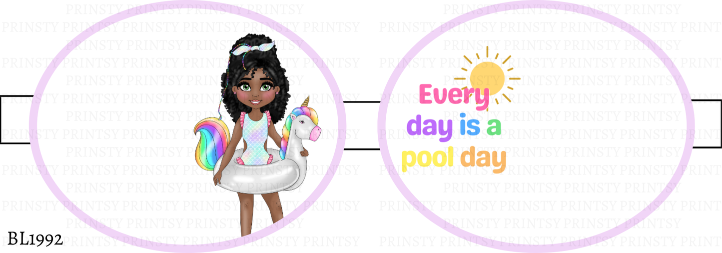 Pool Party Dolly Bow Loop