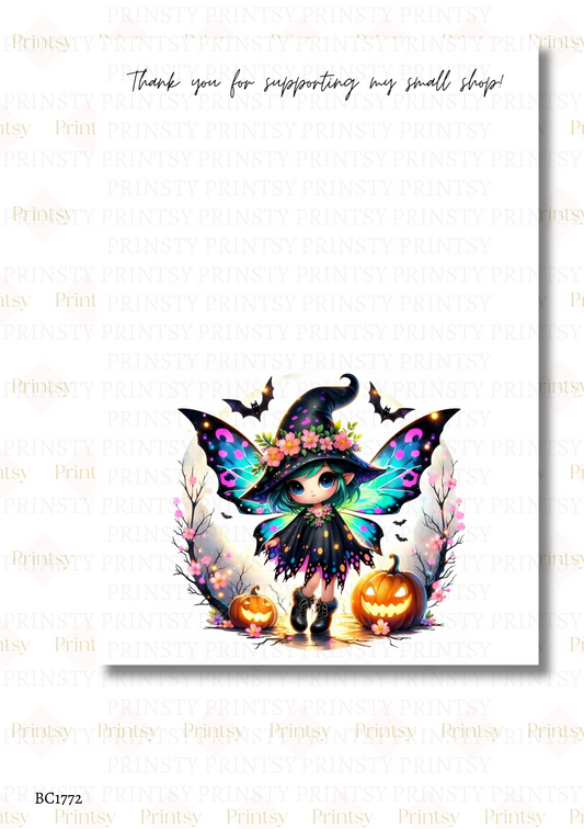 Halloween Fairy Bow Card