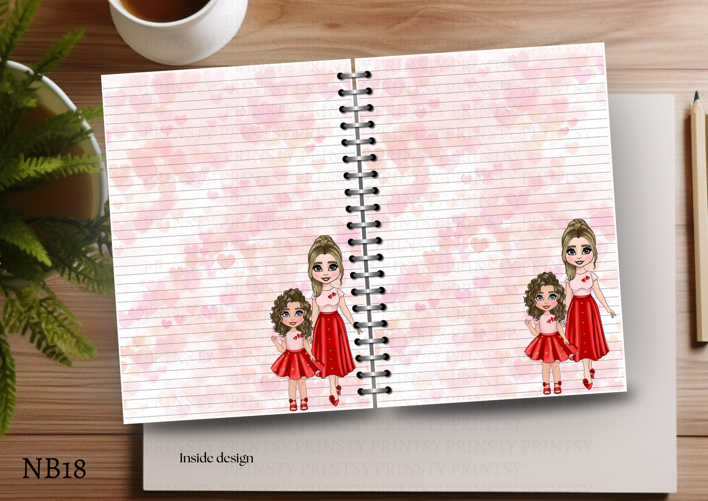 Dolly Valentines Note Book