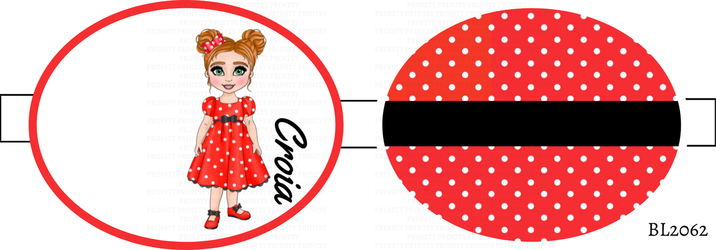 Spotty Dress Dolly Bow Loop