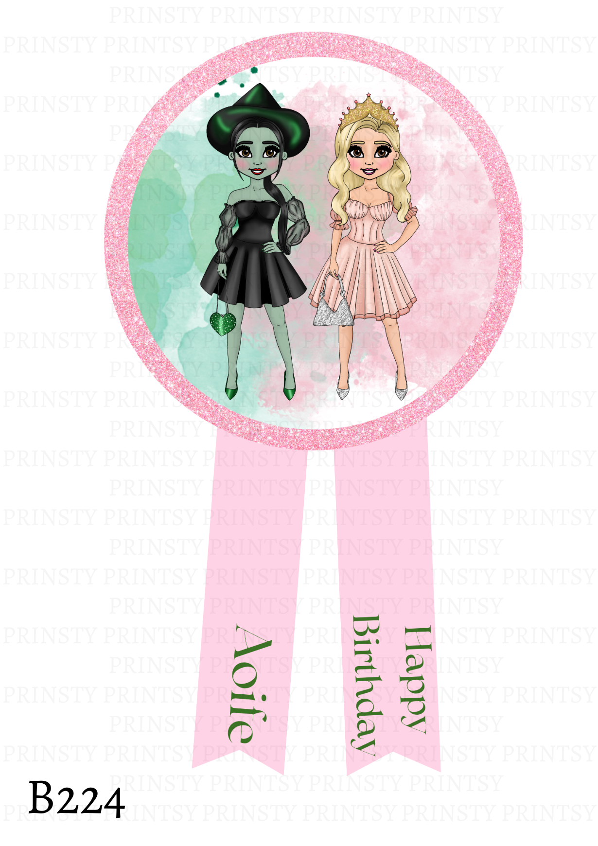 Wicked Dolly Birthday Badge