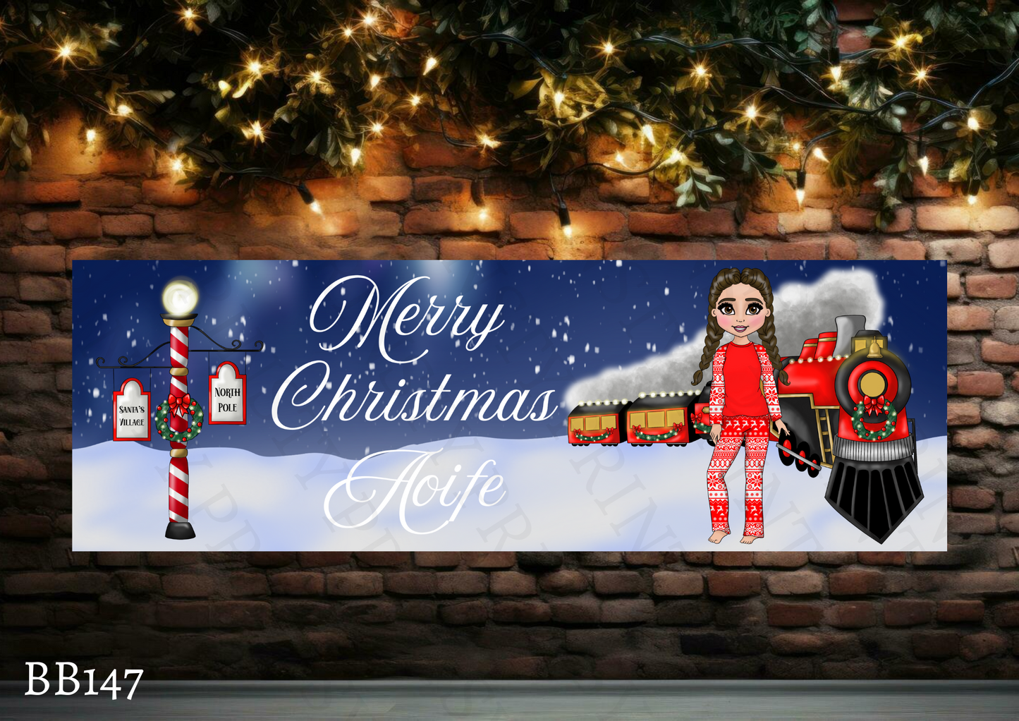 Family Christmas Banner