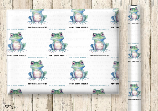 Frog Wrapping Paper